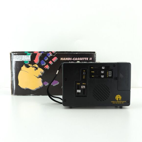 Handi Cassette II Talking Book Stereo Tape Recorder American Printing House Test - Picture 1 of 6